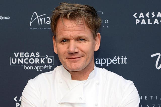 Chef Gordon Ramsay attends Vegas Uncork'd by Bon Appetit's Grand Tasting event at Caesars Palace on April 24, 2015 in Las Vegas, Nevada.