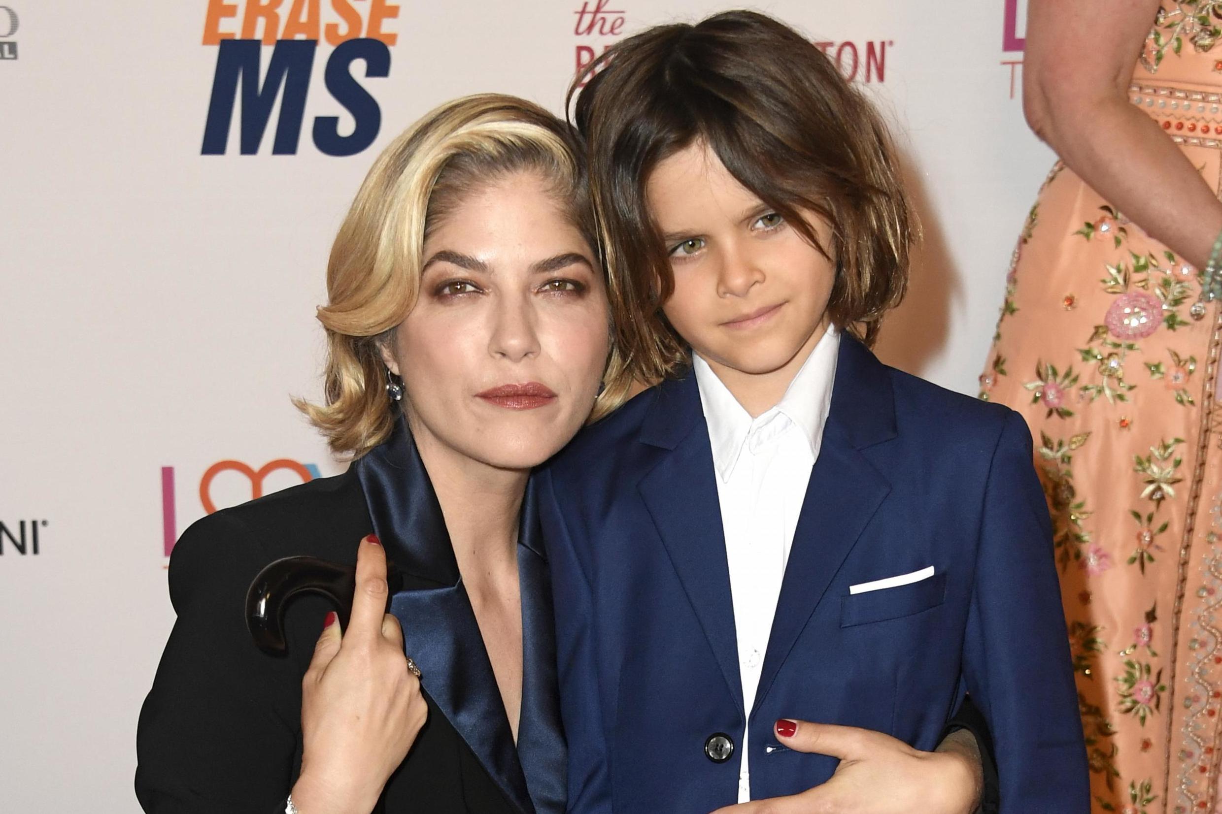 Honoree Selma Blair and Arthur Saint Bleick attend the 26th annual Race to Erase MS on May 10, 2019 in Beverly Hills, California