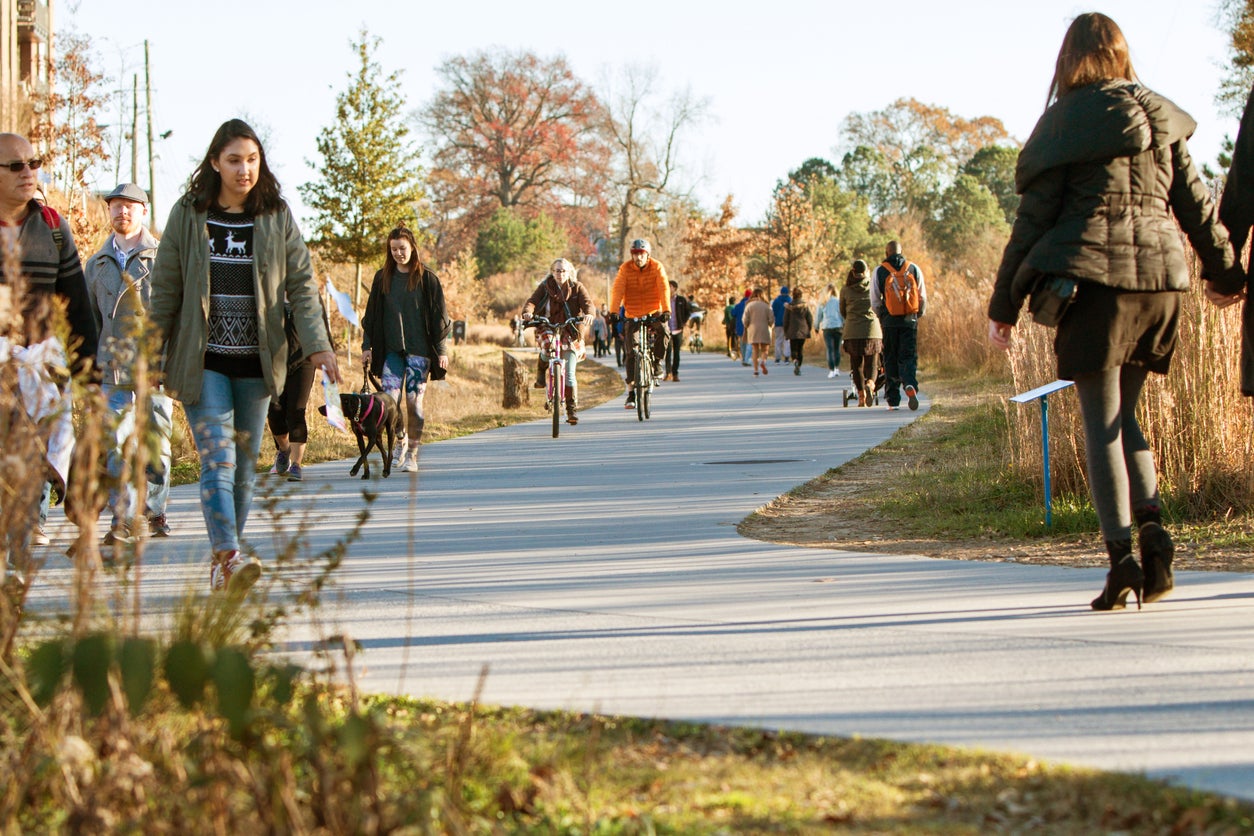 The BeltLine is great for strolling or biking (Getty)