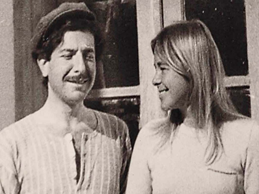 Leonard Cohen e Marianne Ihlen em cena do documentário 'Marianne & Leonard: Words of Love'