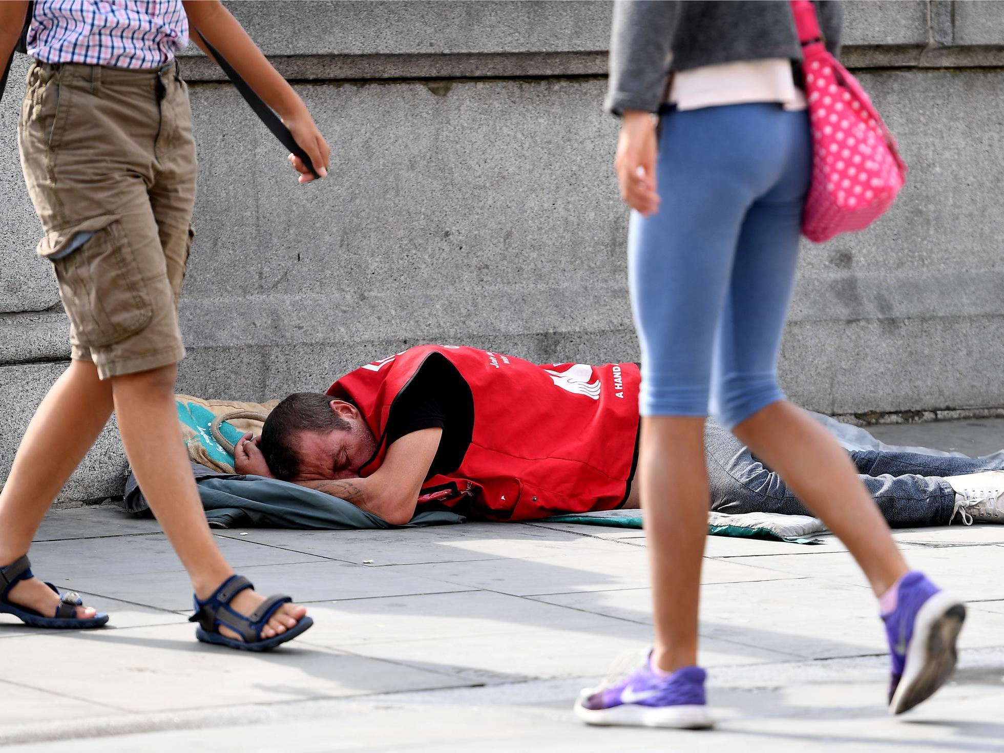 Campaigners say services for single homeless people have dropped by £1bn per year