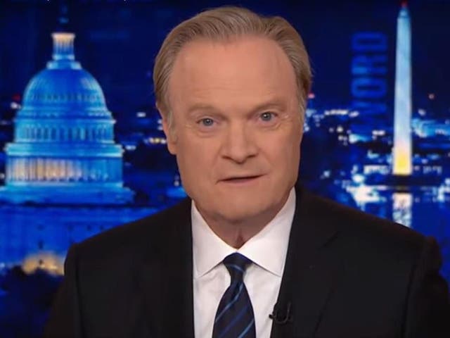 <p>Lawrence O'Donnell on MSNBC</p>