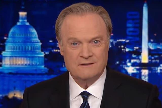 <p>Lawrence O'Donnell on MSNBC</p>
