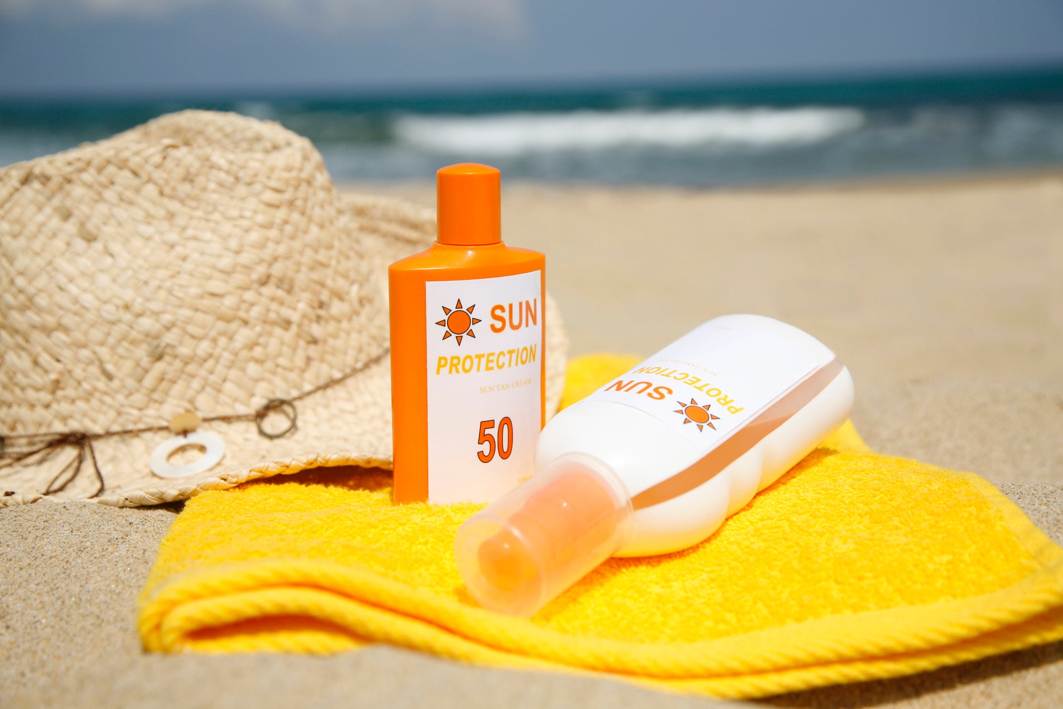 NHS recommends using suncream with minimum SPF 30
