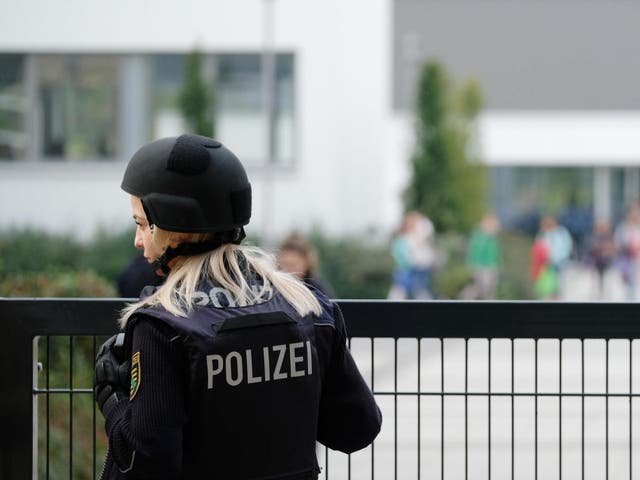 Police were stationed outside the nurseries