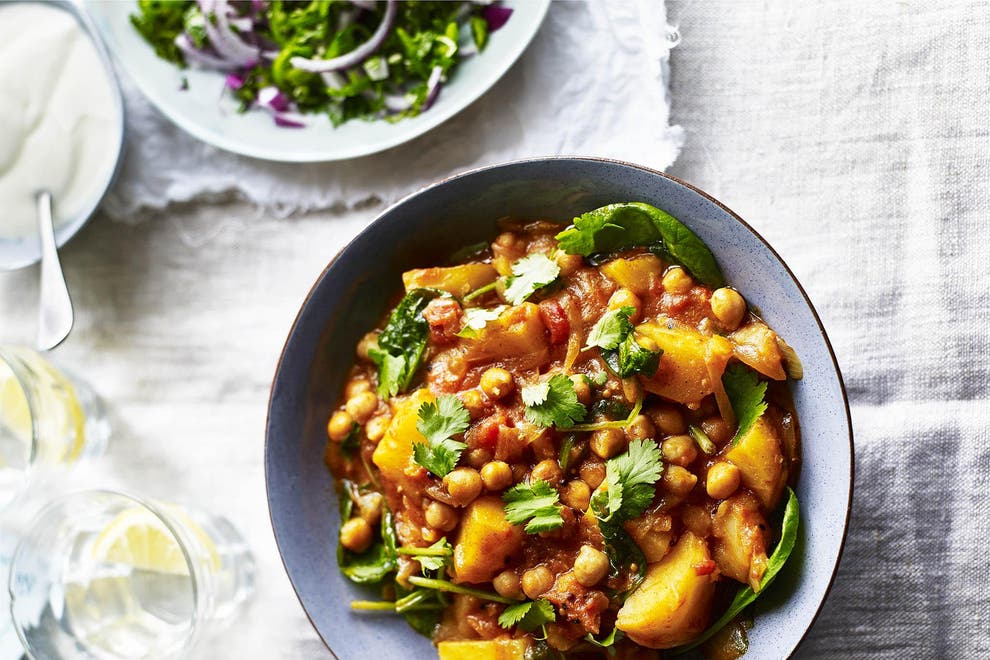 How to make Indian-inspired potato and chickpea masala curry | The ...