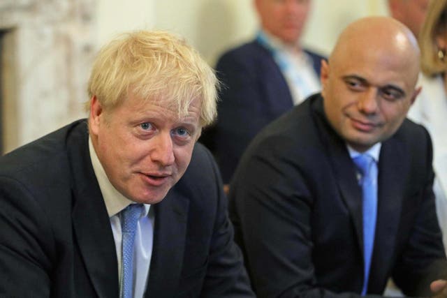 Mr Johnson's new home secretary Priti Patel will find it difficult to follow Sajid Javid, who won over police officers