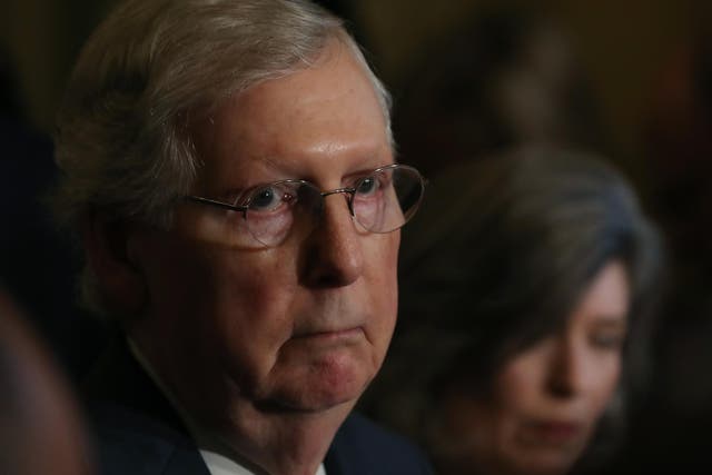 Mitch McConnell blocked requests to pass two bills aimed at preventing Russian interference in the next election