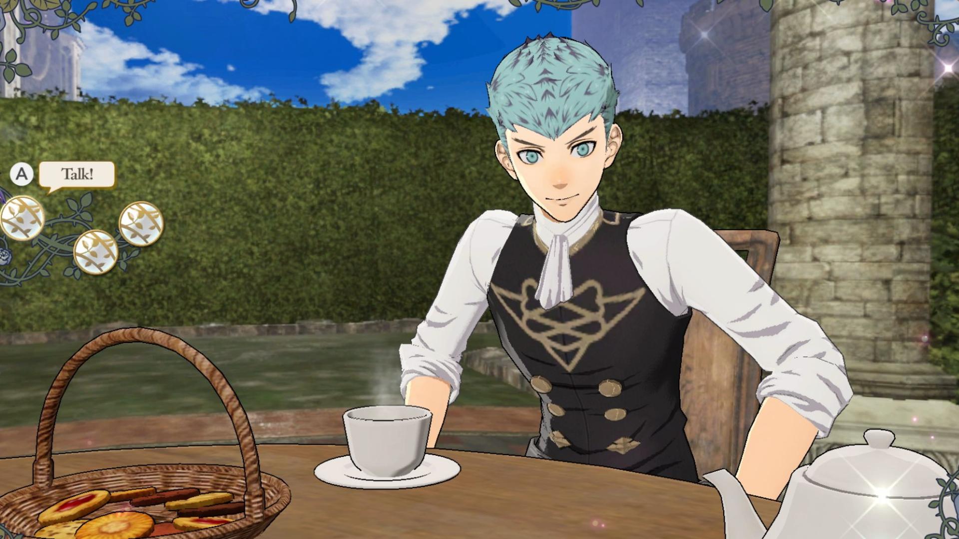 Tea time lets you enjoy a drink with one of your students.