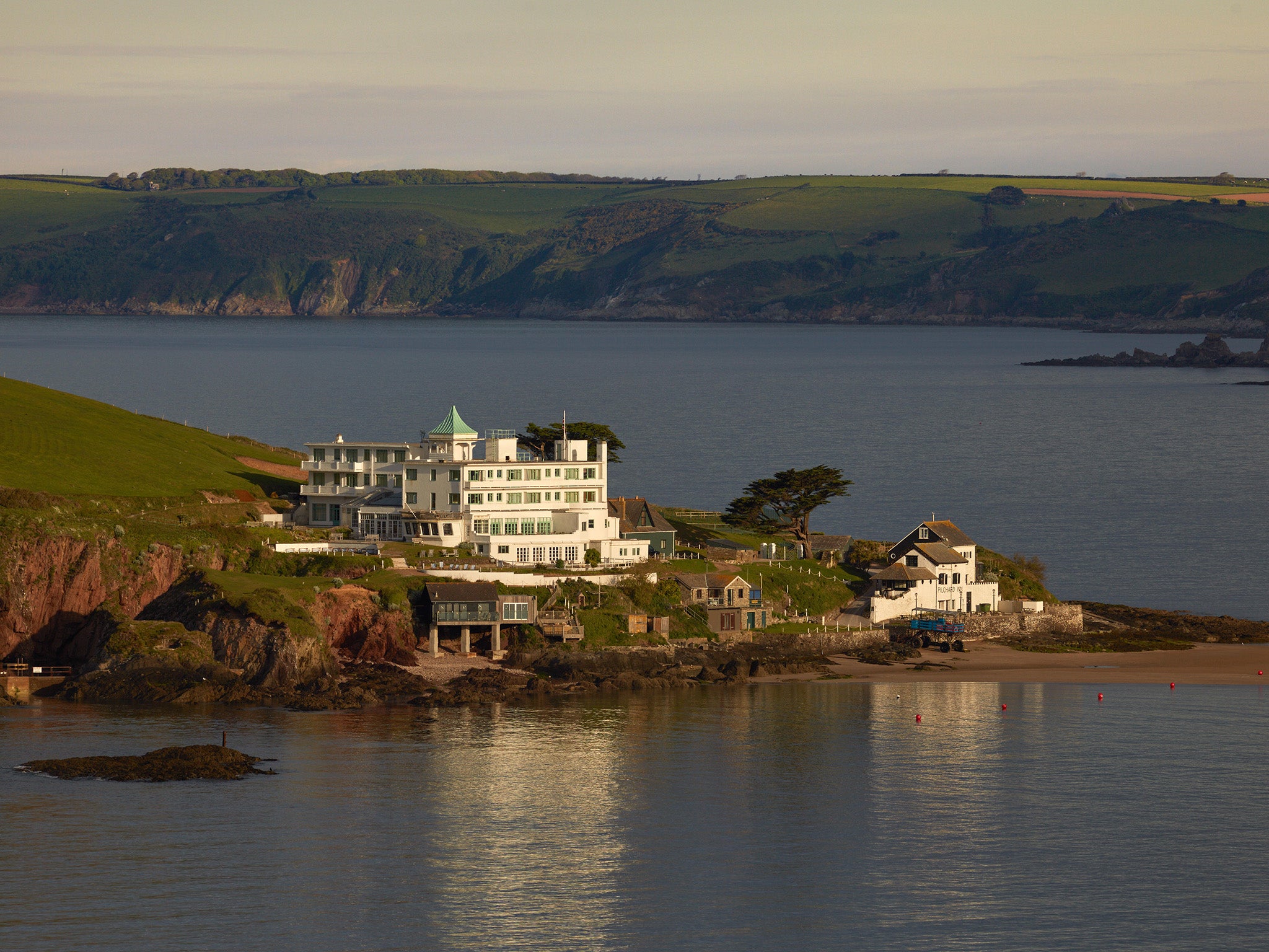 Burgh Island Hotel off the Devon coast