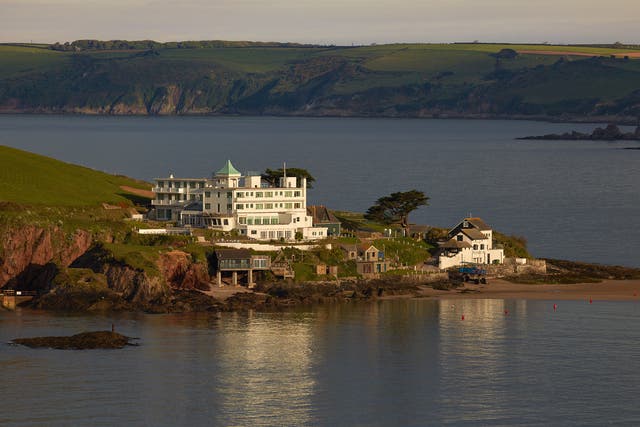 Burgh Island Hotel off the Devon coast