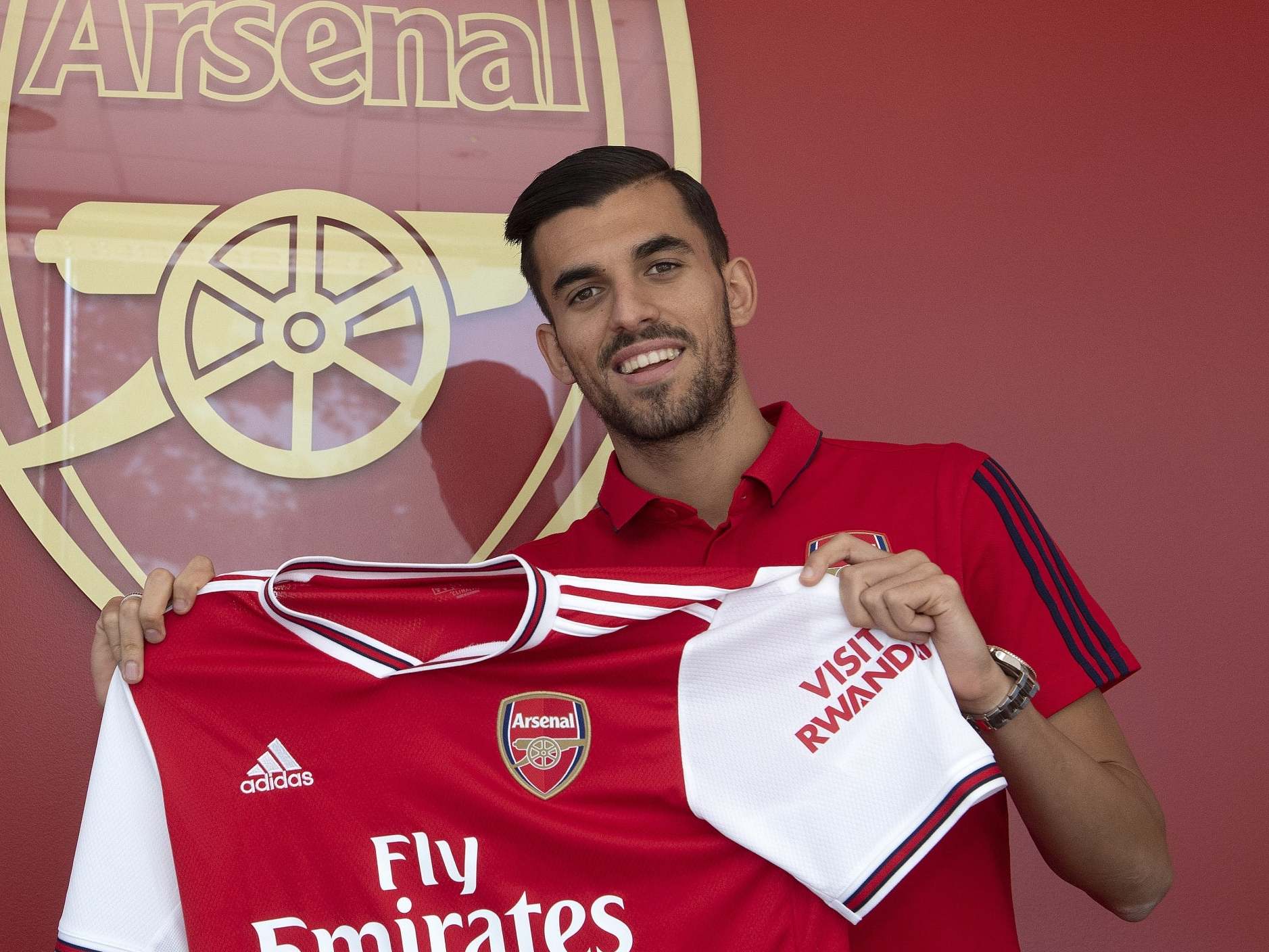 Dani Ceballos is unveiled as an Arsenal player