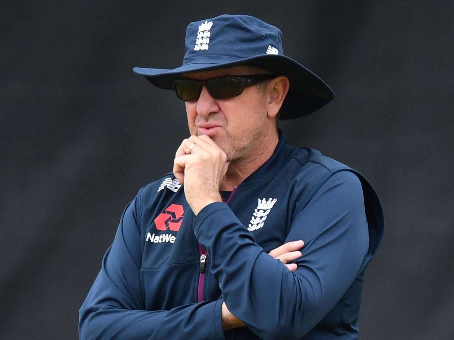 England coach Trevor Bayliss has suggested flatter pitches in county cricket could improve England’s Test batting