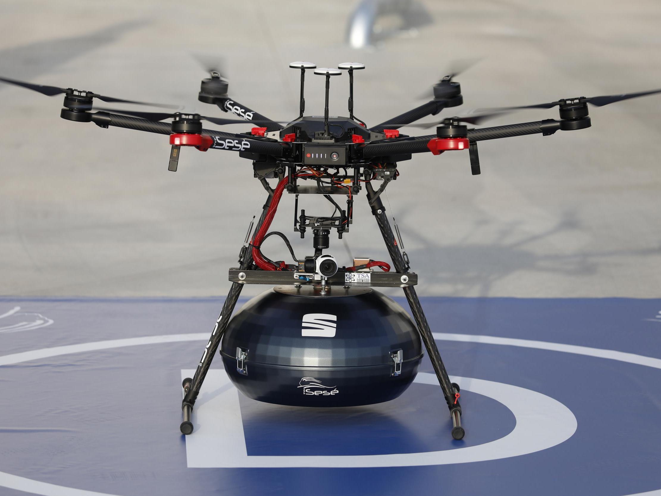 Drones are being used to speed up logistical processes