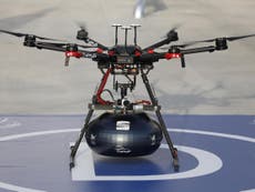 Car manufacturer uses drones to transport parts