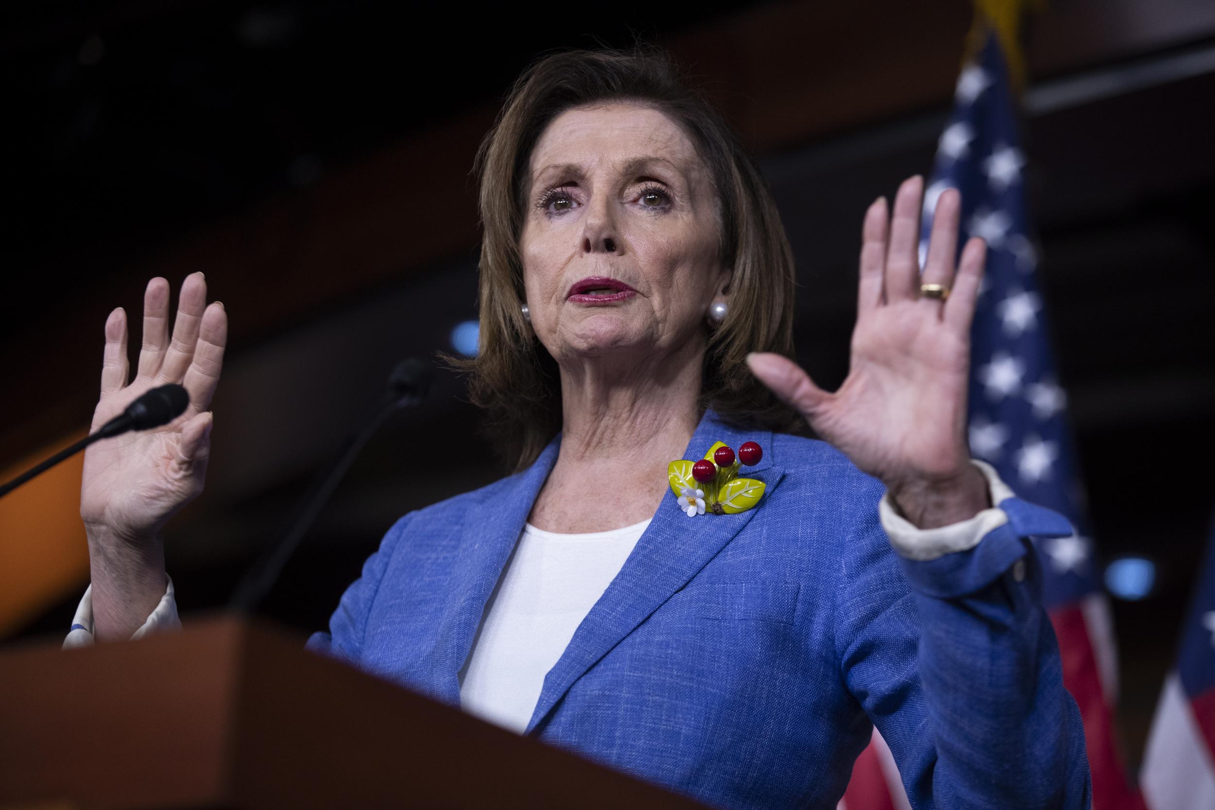 Nancy Pelosi says Democrats demanding impeachment 'only gives me leverage' as over 100 House members call for removal of Trump