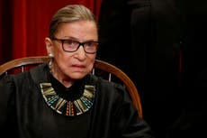 Ruth Bader Ginsburg admitted to hospital with gallbladder infection
