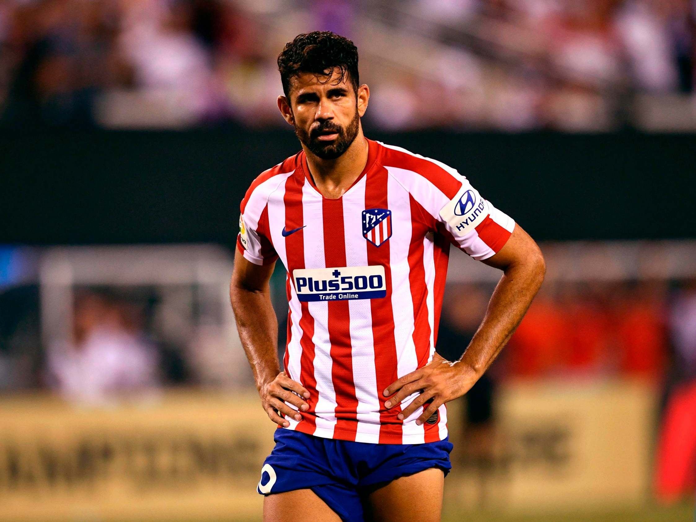 Diego Costa ended the pre-season friendly by getting sent off