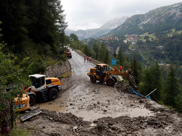 Landslides across the Tour de France course nearly led to stage 20 being cancelled
