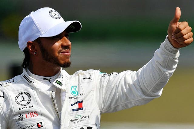 Lewis Hamilton will start the German Grand Prix on pole position