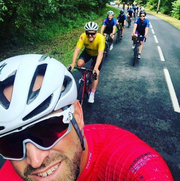 Matt Prior arrives in Paris to complete The 21 Challenge (Instagram/mattprior13 )