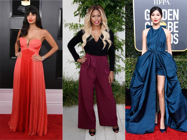 Jameela Jamil, Laverne Cox and Gemma Chan