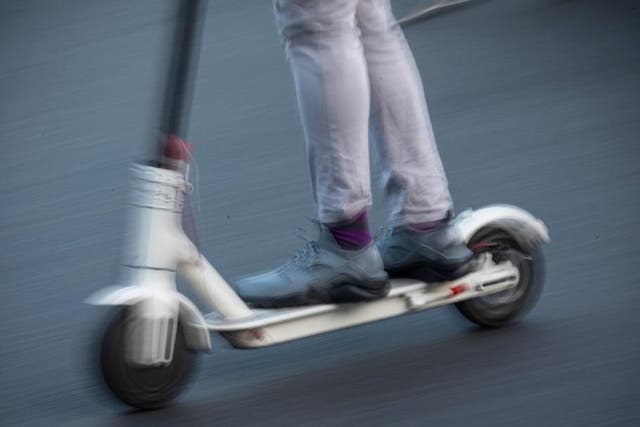 An archaic law means electric scooters are illegal to ride on UK streets and pavements