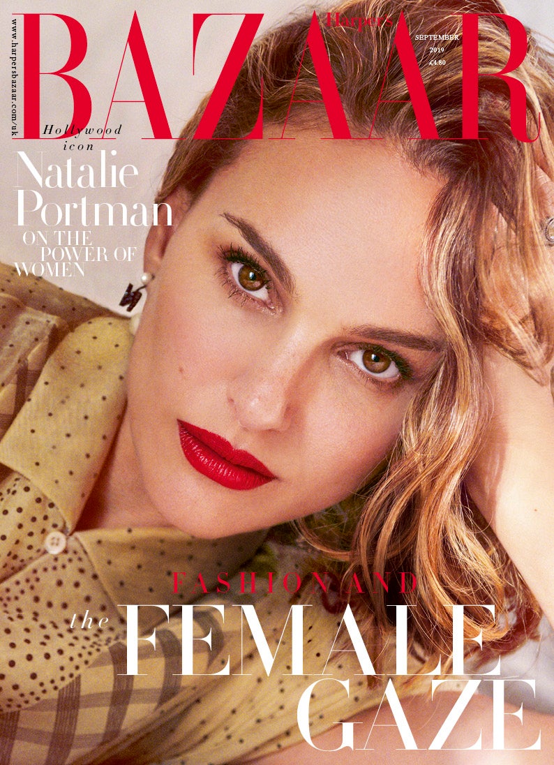 Portman on the cover of ‘Harper’s Bazaar’ (Harper’s Bazaar UK/ Pamela Hanson)