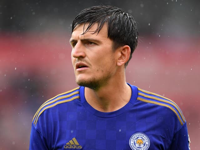 Leicester City defender Harry Maguire