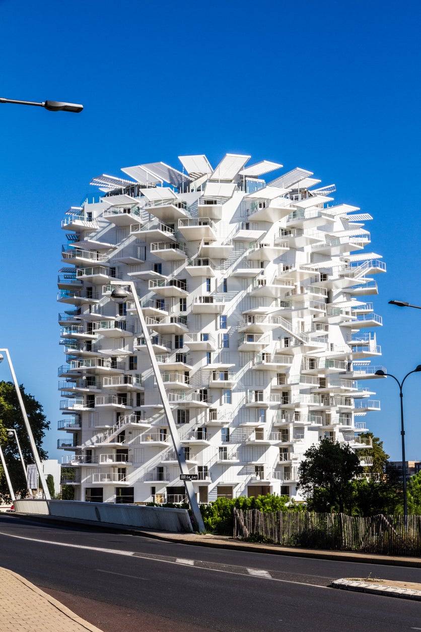 L'Arbre Blanc is one of Montpellier's most striking pieces of architecture