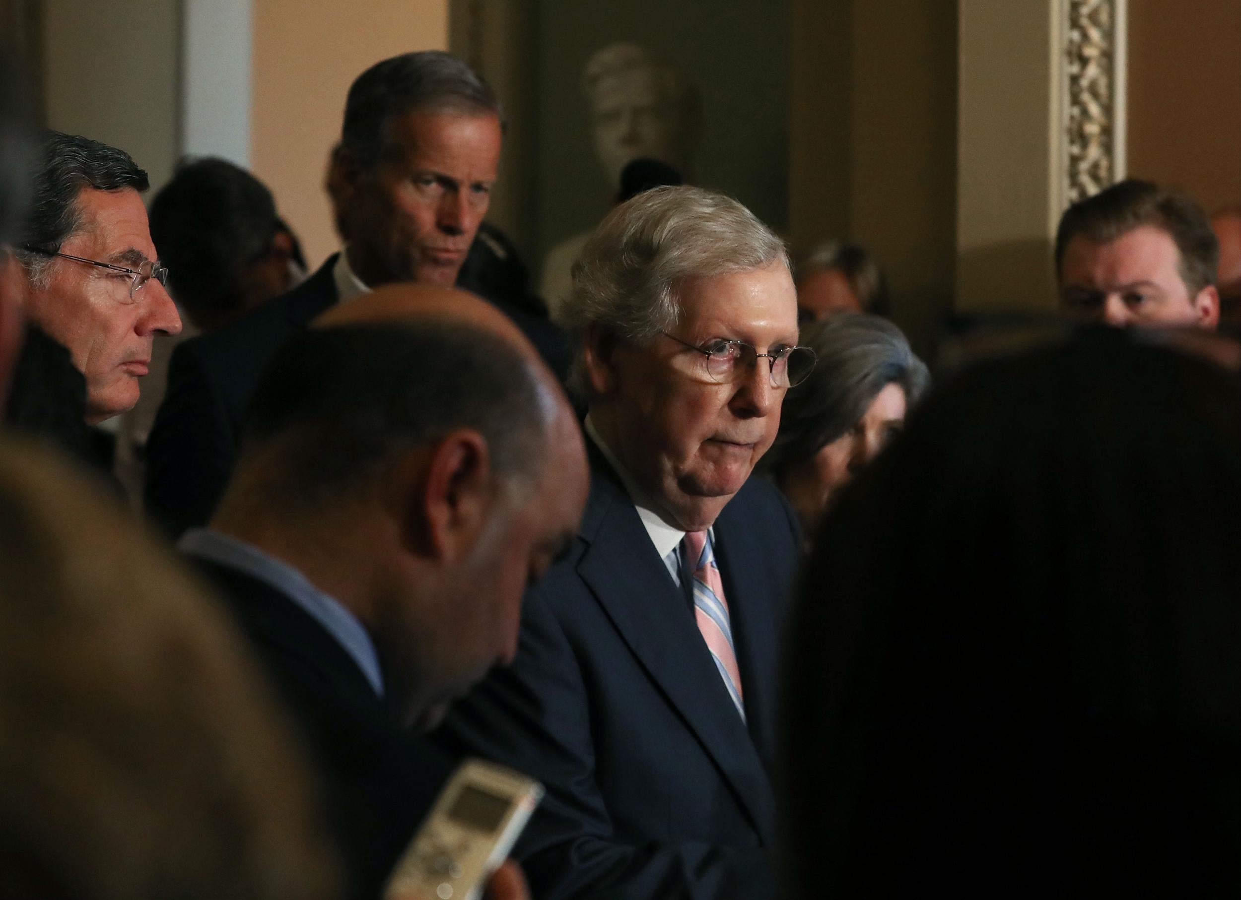 Mr McConnell has been a favourite target for Democrats