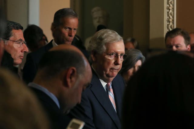 Mr McConnell has been a favourite target for Democrats