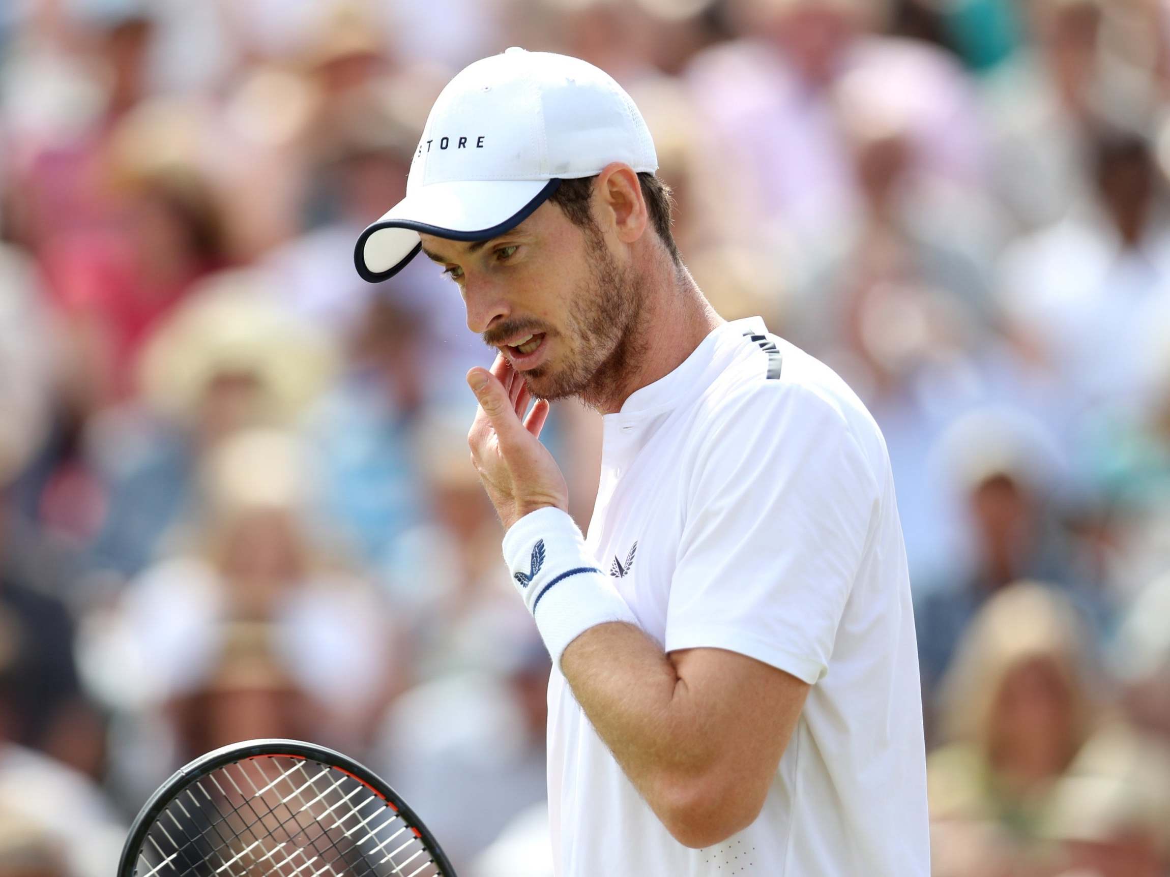 Andy Murray is targeting a swift return to singles action in the US