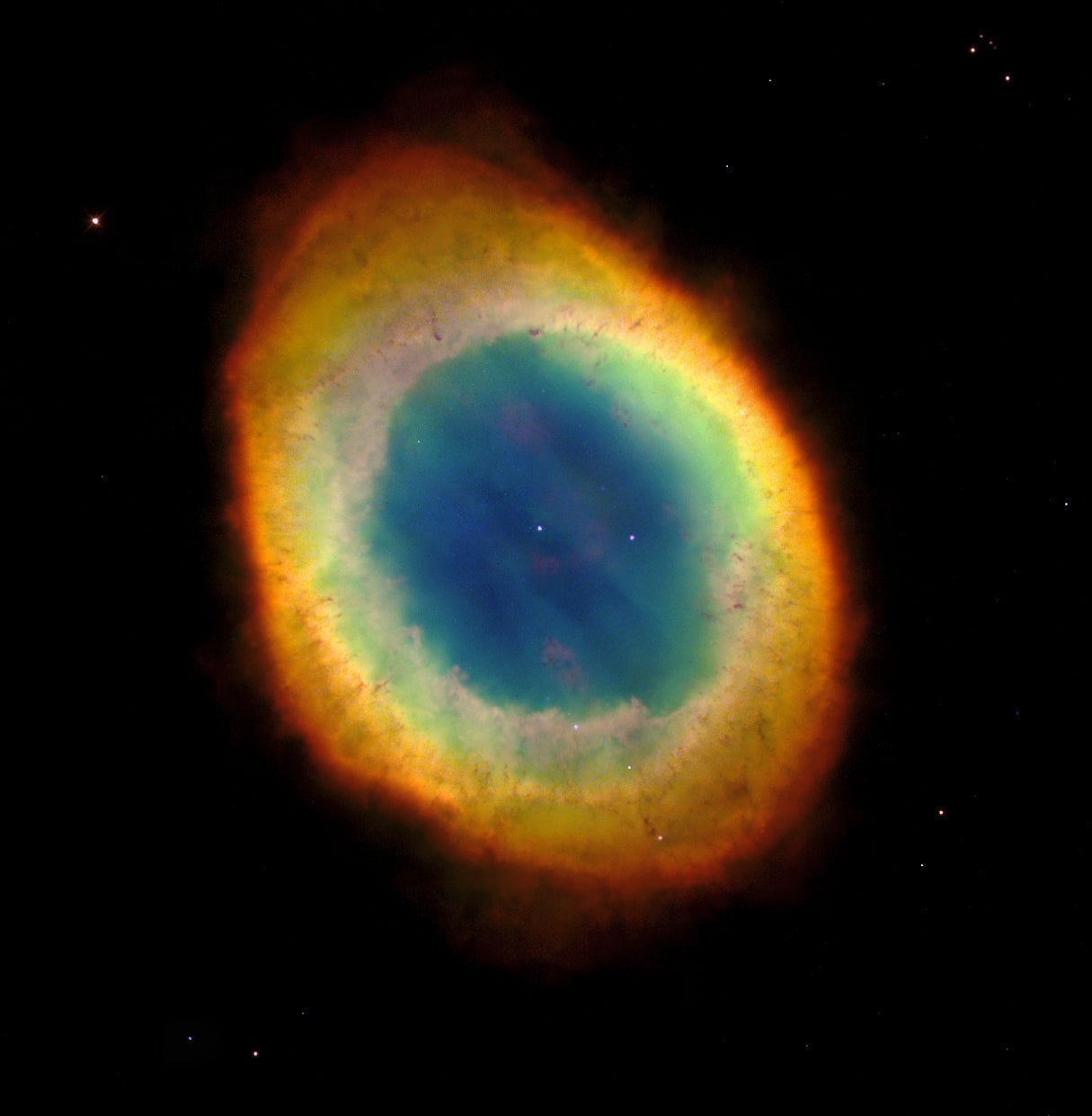 The Ring Nebula, a celestial wraith (The Hubble Heritage Team)