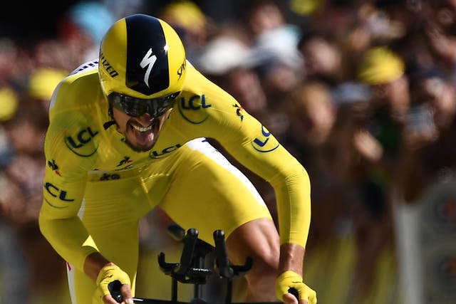 Julian Alaphilippe brought thrills and spills to the Tour de France