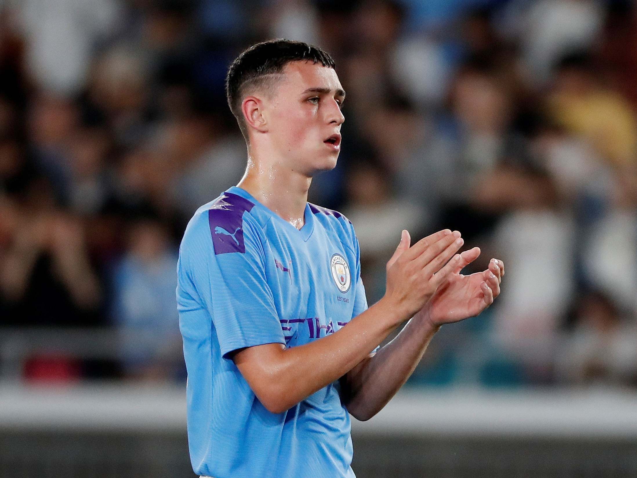 Phil Foden was Manchester City’s sole academy graduate to feature in the Premier League last season