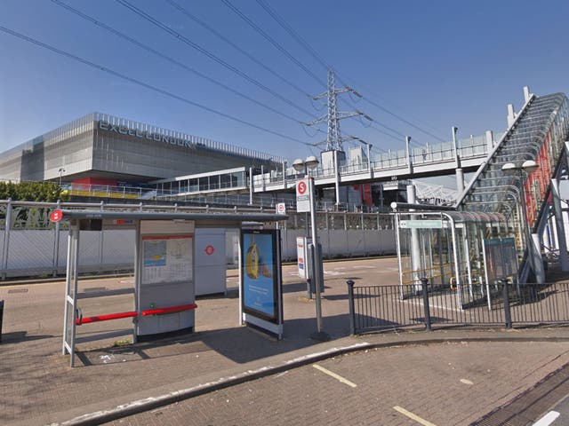 The man died after being restrained at the ExCel London conference centre on 31 July