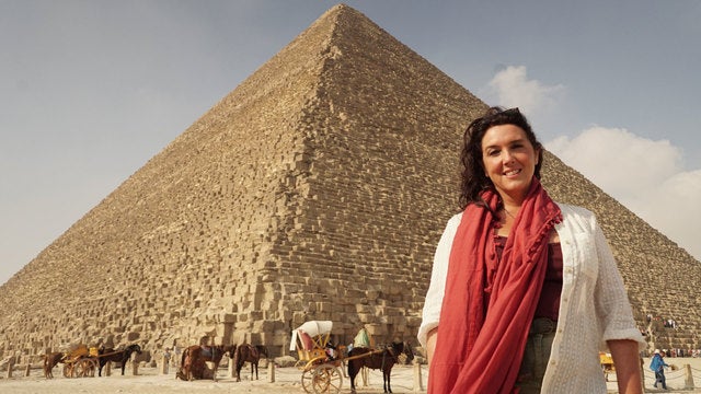 Pyramid schemes: Bettany Hughes in Egypt