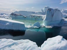 Rise in global sea level after melting of Greenland ice sheet