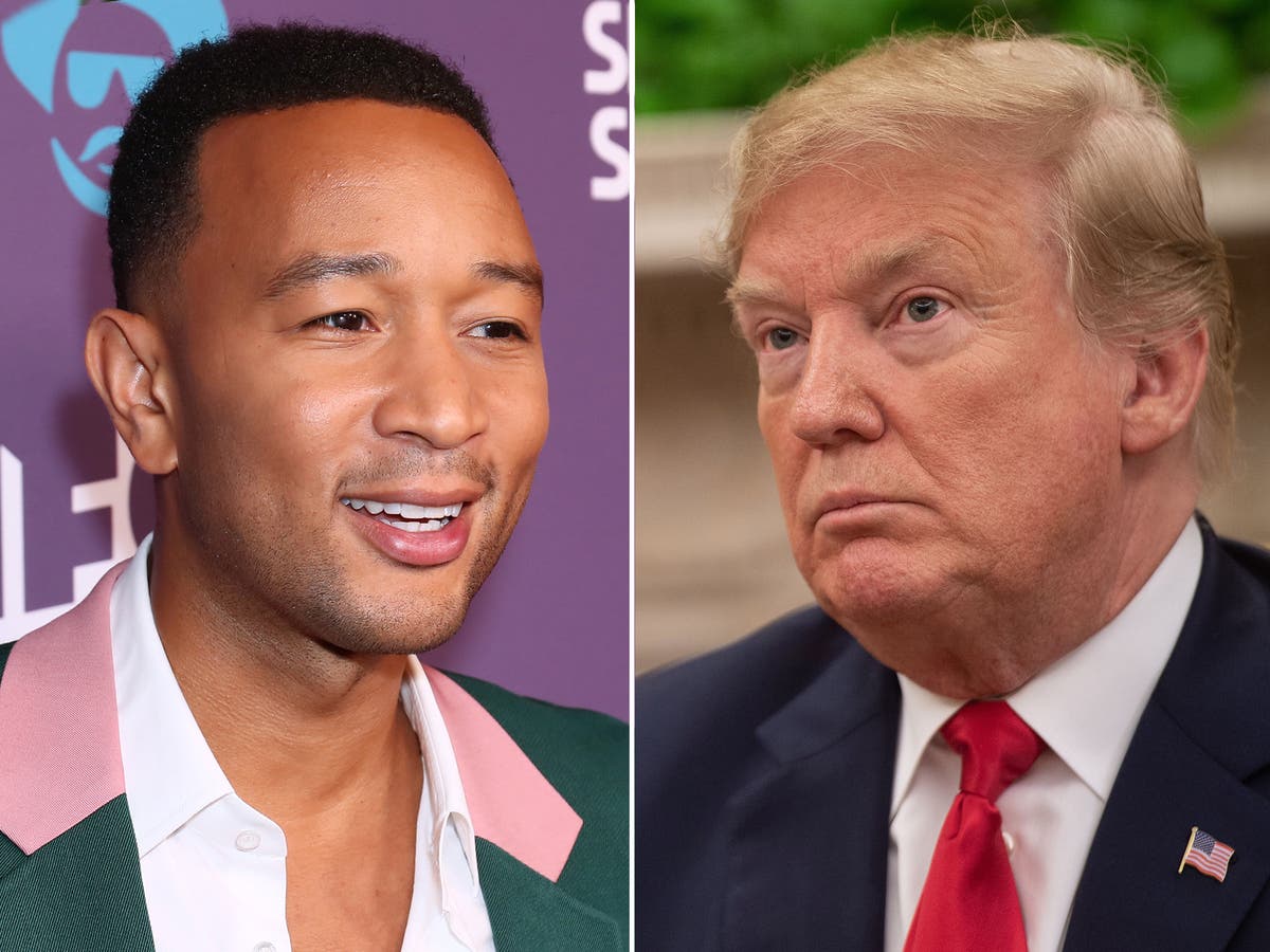 John Legend calls Trump ‘an evil f****** canker sore on America’ after president’s Baltimore rant