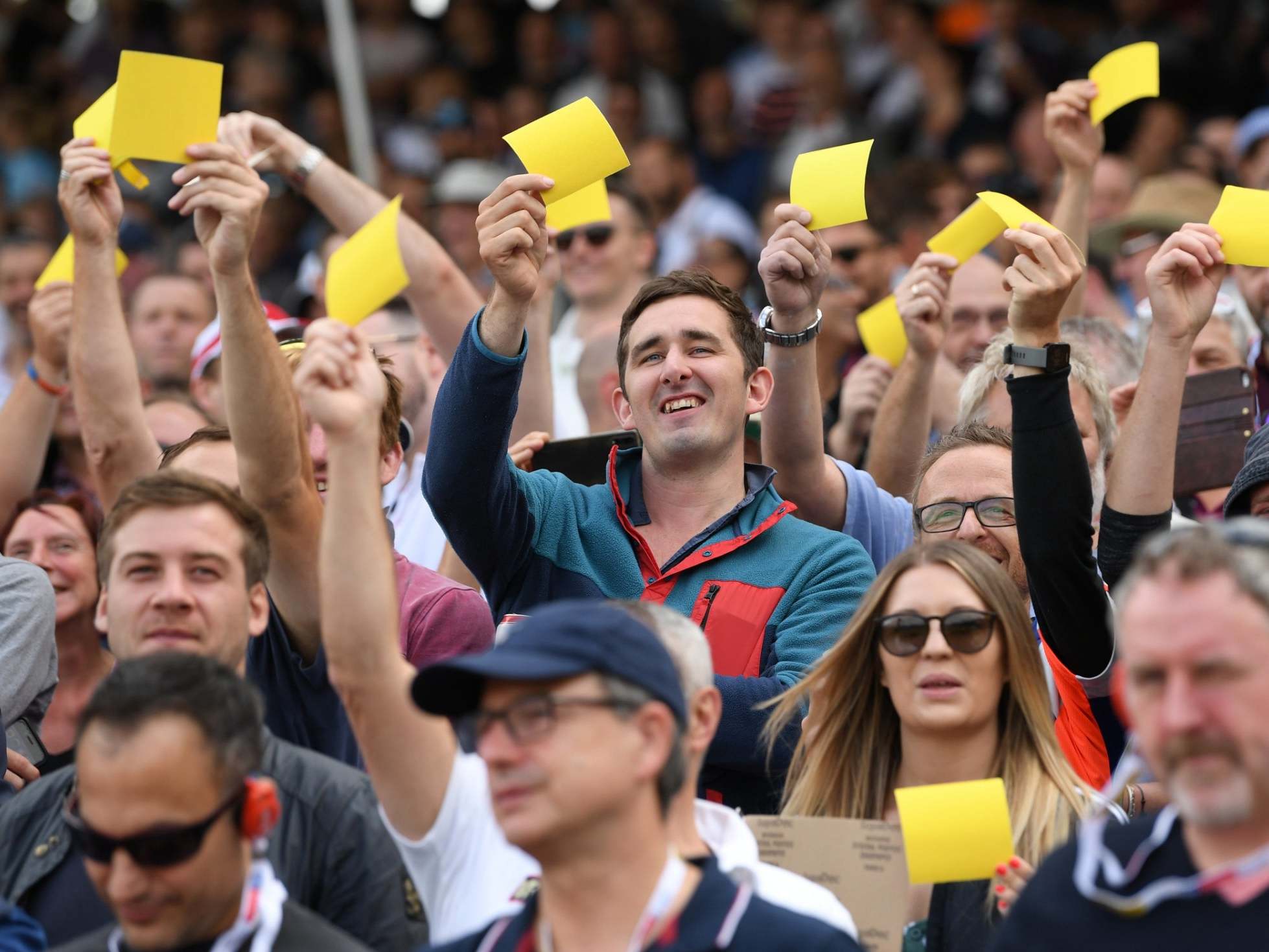 England fans did not hesitate in taunting the returning trio