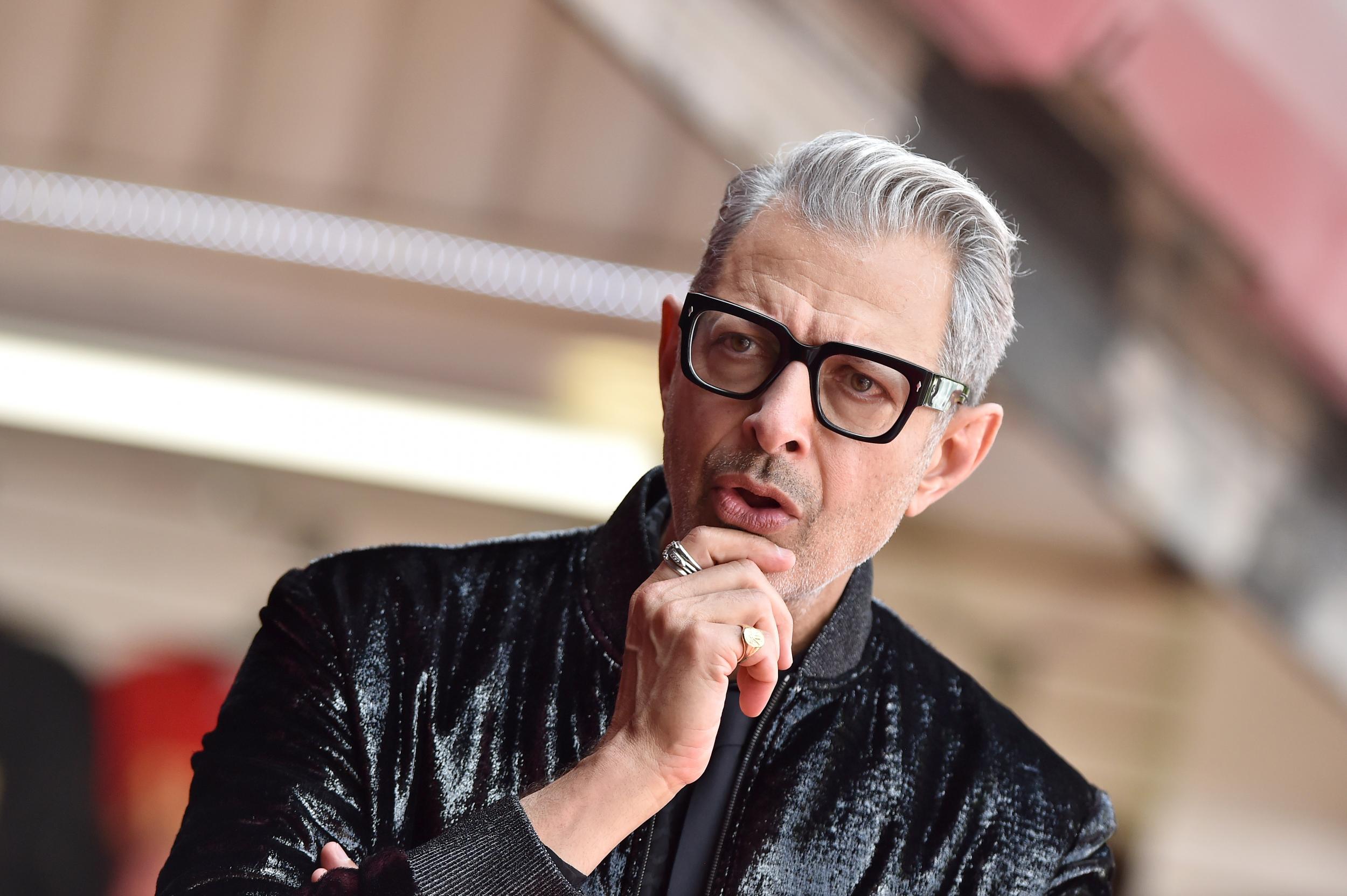 Actor Jeff Goldblum is honored with star on the Hollywood Walk of Fame on June 14, 2018 in Hollywood, California