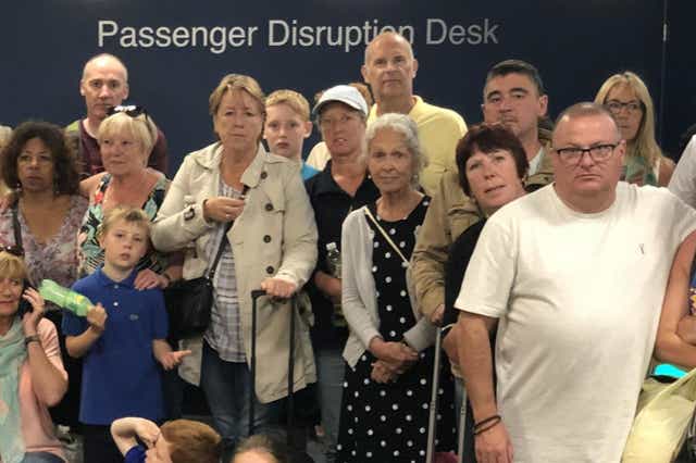 Homeward bound? These passengers have been waiting for days in Jersey