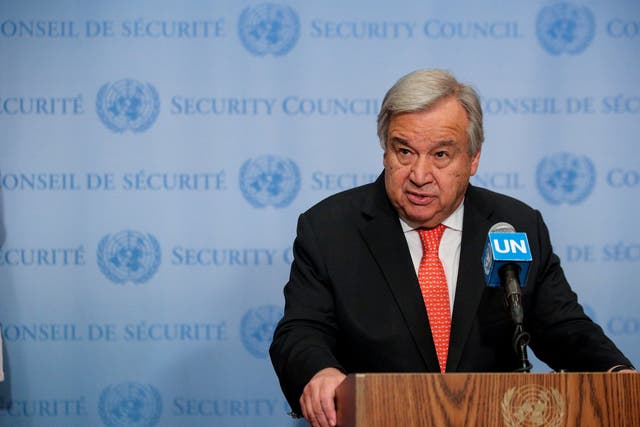The UN chief has urged the two nations "to avoid destabilizing developments" and agree on a new arms control path.