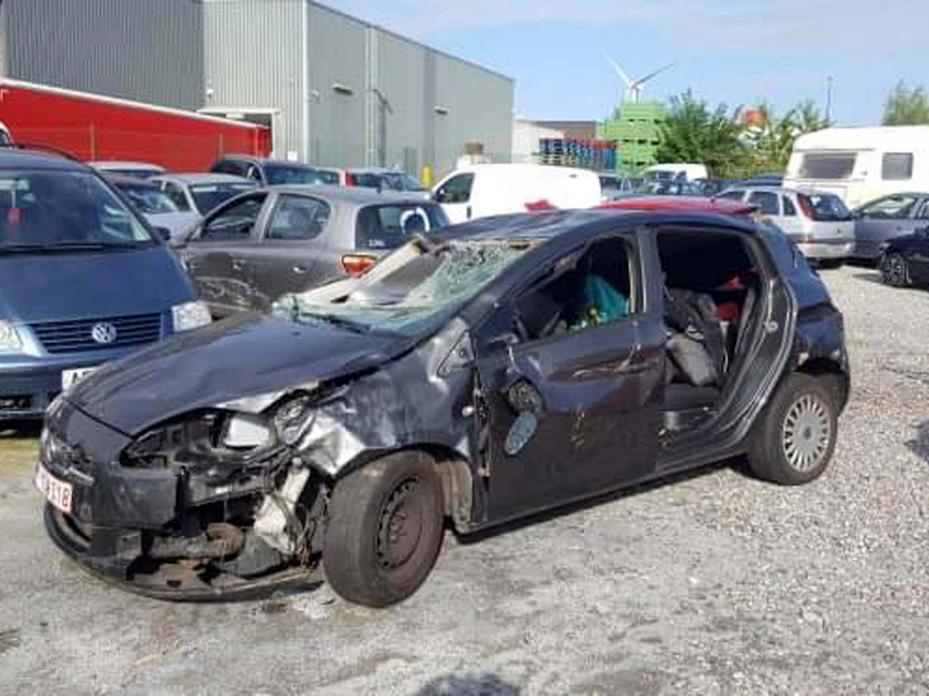 Corine Bastide survived in her overturned car for six days as the rays beat down from above