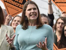 Swinson calls on pro-EU Tories to ‘stand up’ and block no-deal Brexit