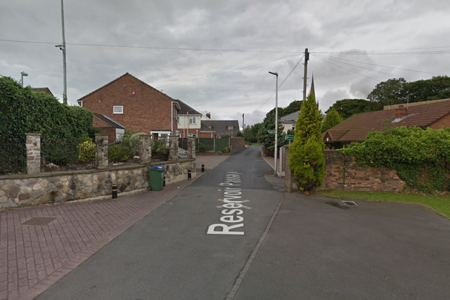 The burglar broke into the woman's home in a residential area of Wednesbury