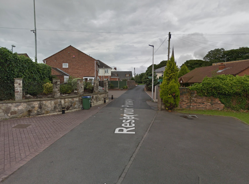 The burglar broke into the woman's home in a residential area of Wednesbury