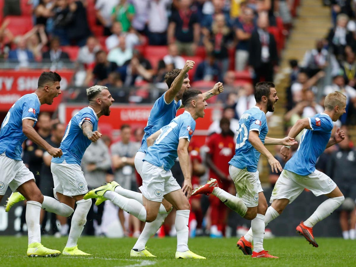 Manchester City win Community Shield after beating Liverpool on penalties