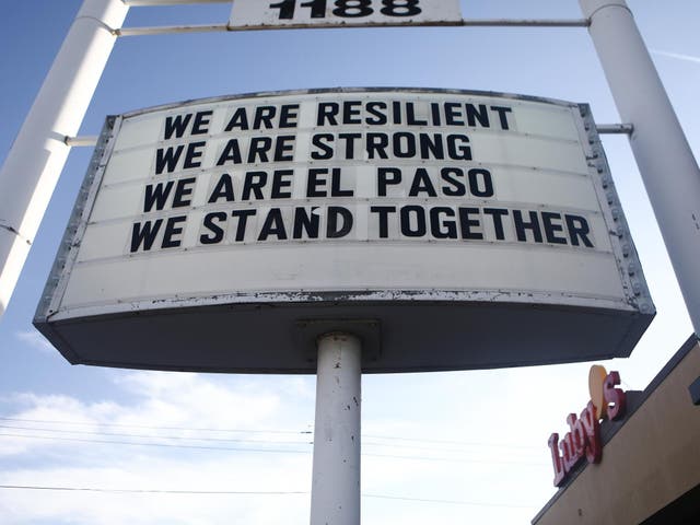 The El Paso community was defiant in the wake of an attack that socked a nation to its core